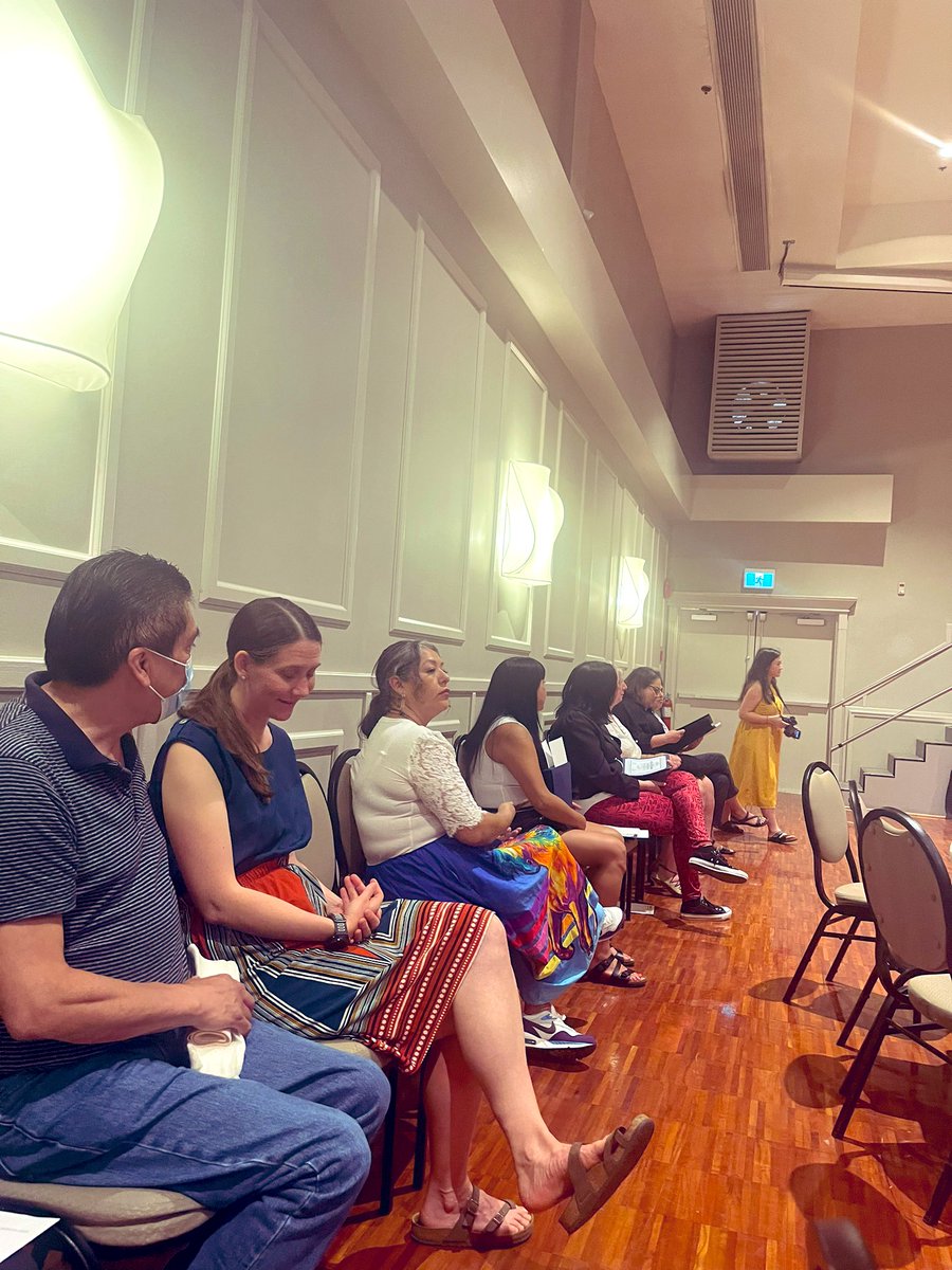 Today we honoured the Grade 7 Indigenous students - The Moving Forward Celebration acknowledges their transition to high school. Family, guardians and community members from both the Musqueam and Squamish Nations joined in witnessing them cross the stage. <a href="/VSB39/">Vancouver School Board</a> #movingforward