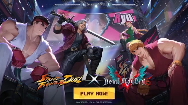 Dante from Devil May Cry 5 is coming to Street Fighter: Duel