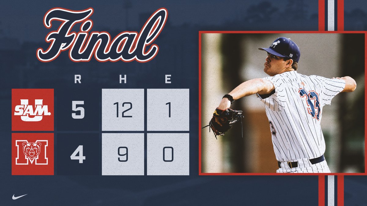 SamfordBaseball's tweet image. 'DOGS take a Thursday-night thriller!

#SetTheStandard
#AllForSAMford