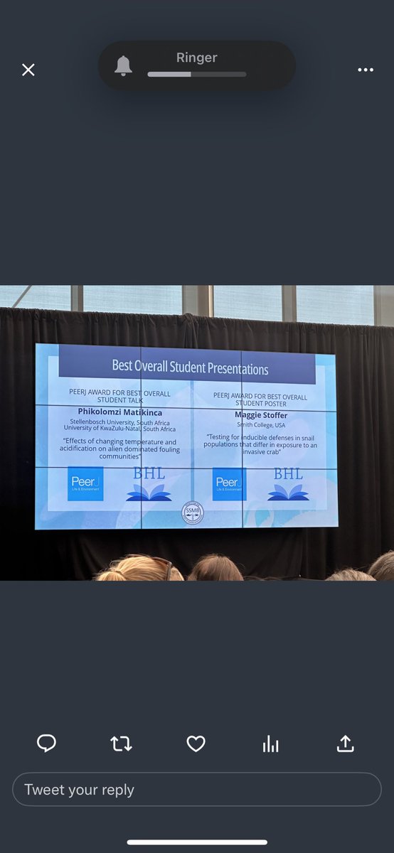 maggie_stoffer's tweet photo. i’d call that a successful first conference! Proud to have accepted the first place award for Best Overall Student Poster at #ICMBXI https://t.co/j7s6ad85XA