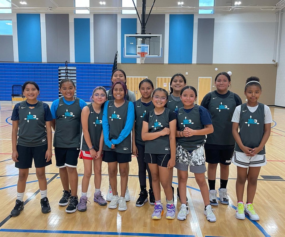 NB3Foundation's tweet photo. ✨Good luck✨to the #NB3FIT Girls Basketball Team as they kick off their summer season Saturday in the Bernalillo County Basketball League!
#NB3F #NativeHoops https://t.co/KY5252Zkqc