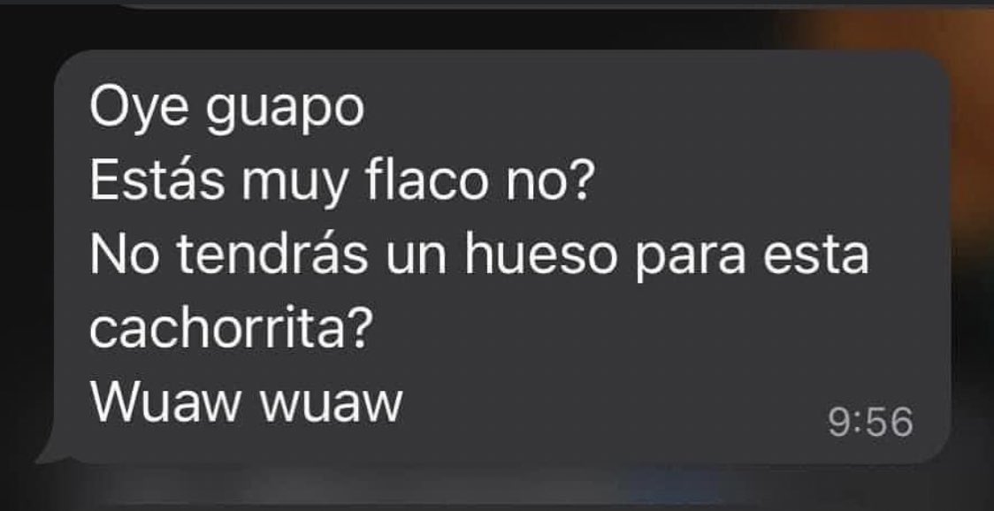 No necesito más, mucho pedir?