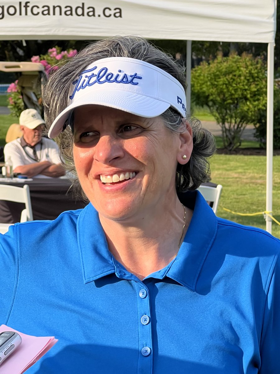 Your 2023 BC Women’s Mid-Amateur &amp; Mid-Master Champion Shelly Stouffer ⁦@SandpiperGC⁩