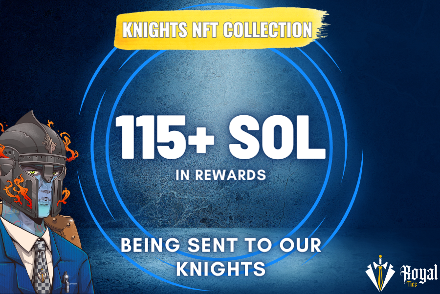 We completed our Rewards Airdrop!

115+ SOL Distributed to our Knights NFT Collection

Making Solana an amazing building place

#RoyalTies #Solana #NFTs #DontFade