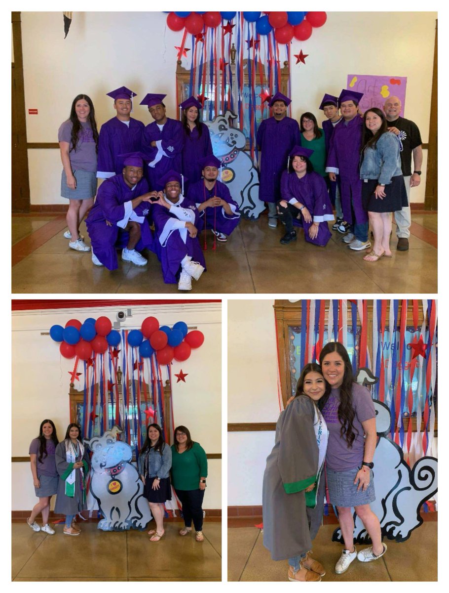 EMDaggettFWISD's tweet photo. Today we proudly welcome our Paschal Panthers as they walked our halls! Here are some of our former Bulldogs...👨‍🎓 Congratulations and best of luck! #panther4life @jillbalzer @MsJenRamirez @mrmillertx https://t.co/N39g3rWVo3