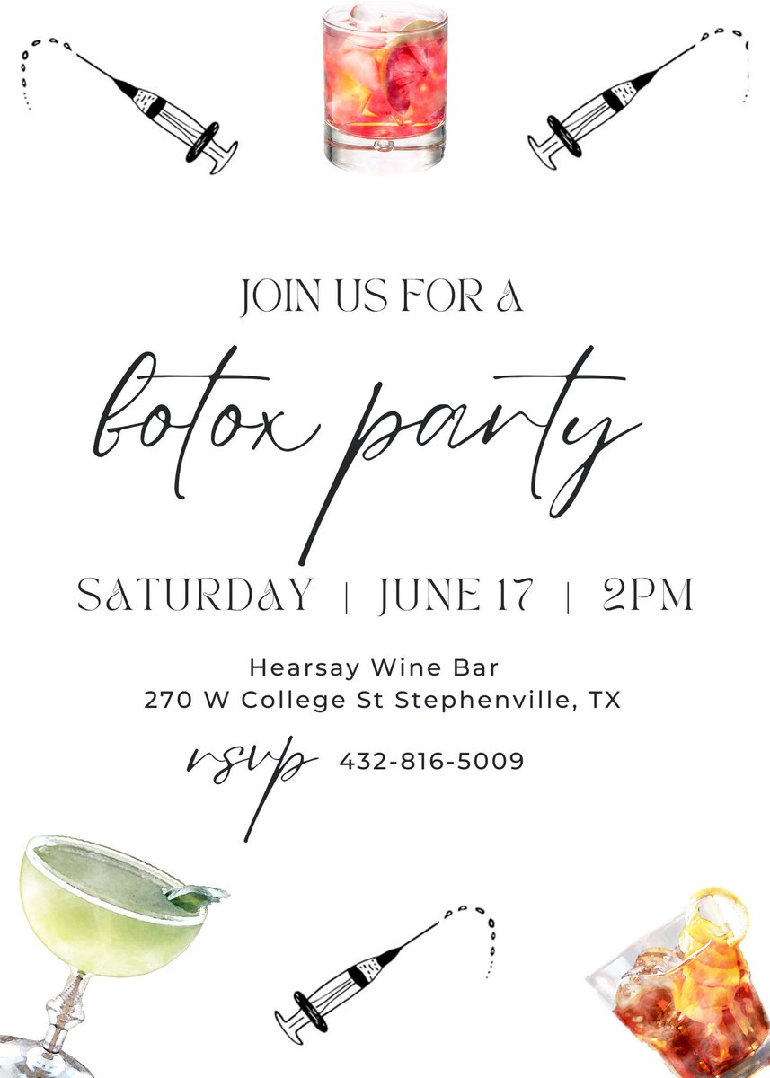 Text me if you can make it!!