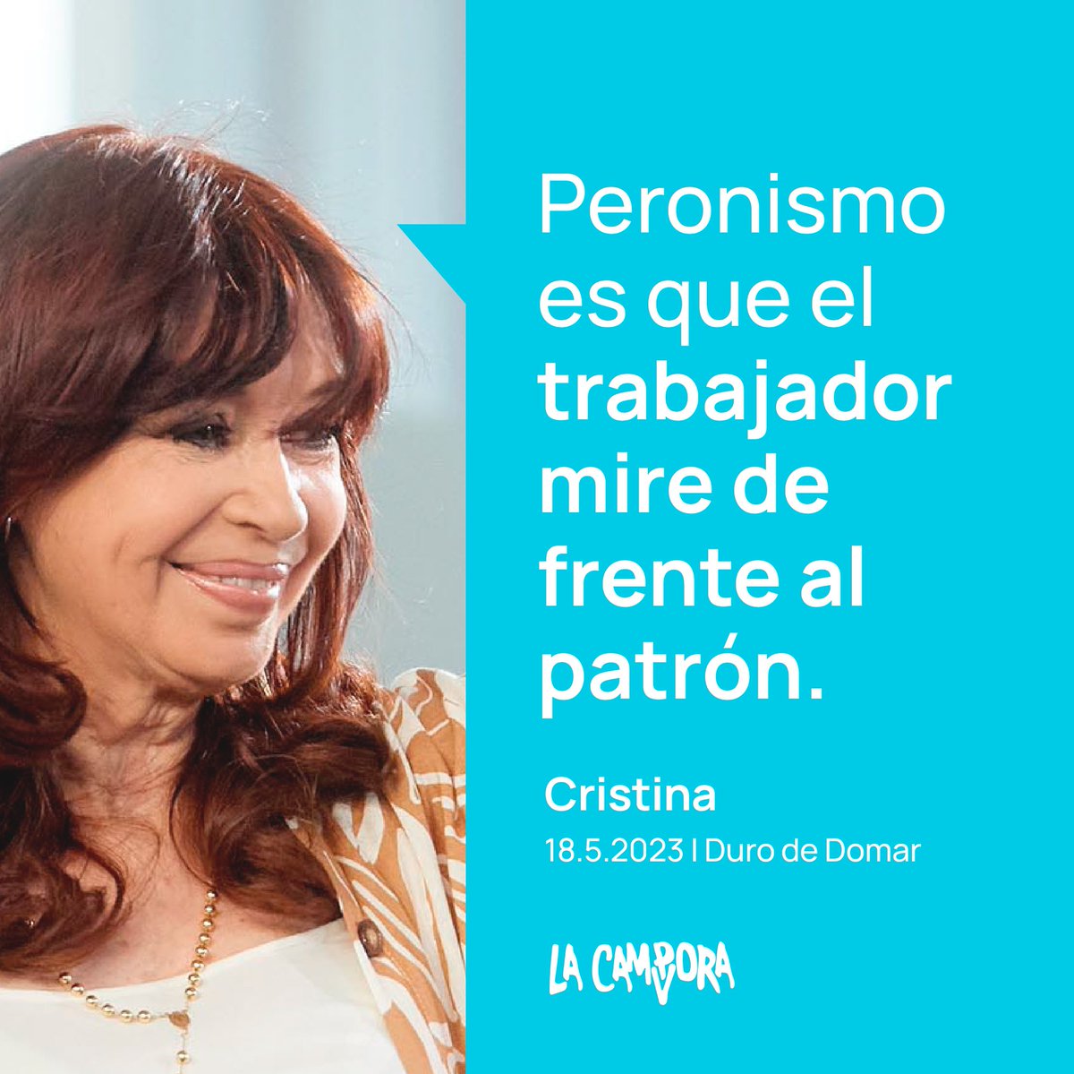 la_campora's tweet photo. 🇦🇷 • @CFKArgentina en @c5n.

#CFKEnDuroDeDomar https://t.co/BlGKTDDGd4