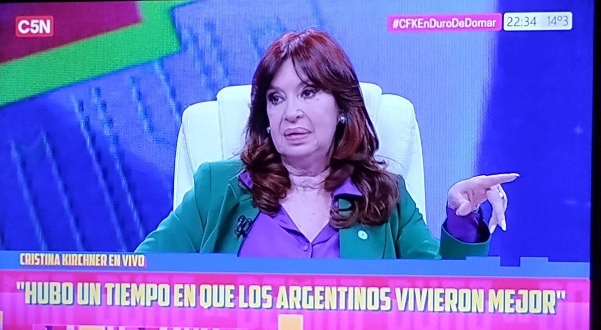 'Hubo un tiempo en que los argentinos vivieron mejor'. CFK
Pensiones: 10 millones por mes