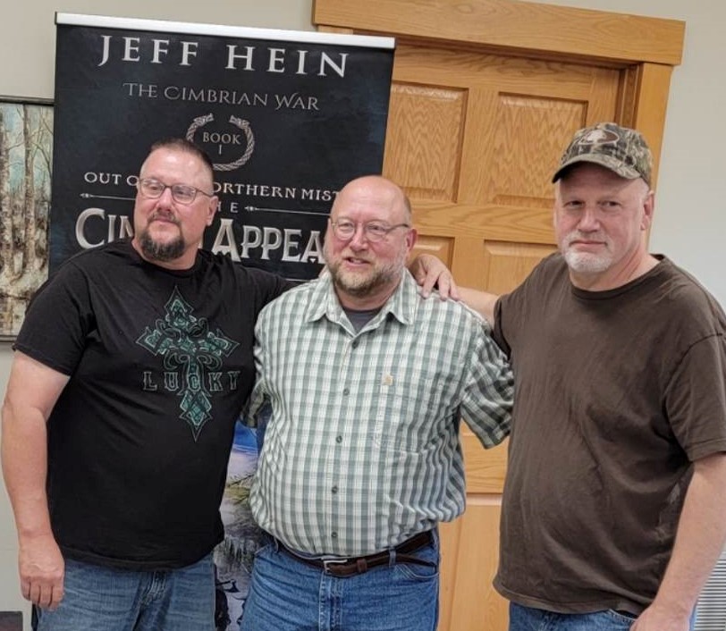 Returned to my hometown last night for a book signing and had the chance to reminisce with a couple of old friends.