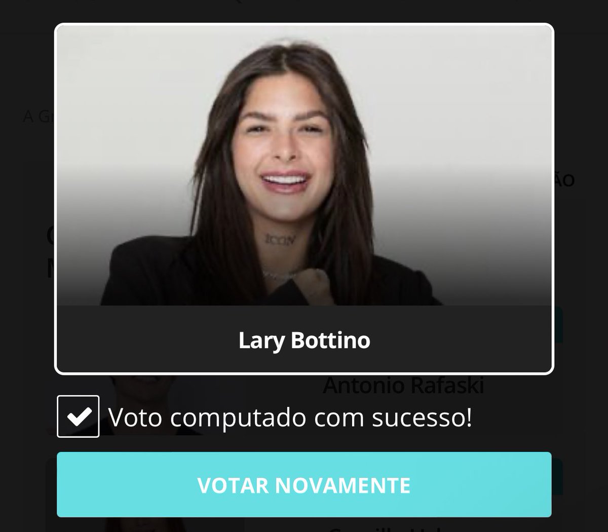 eularybott's tweet photo. CONTINUEM VOTANDO MUITO NA LARY #TeamLary #AGrandeConquista 

https://t.co/CzDIghtZuh https://t.co/tCnCYYcFjV