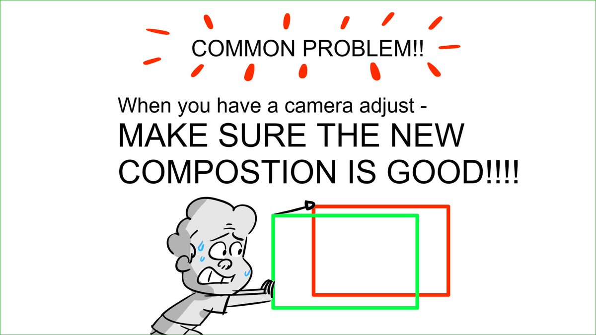 Storyboard Tip! Camera Position 2 should have a nice composition! When you have an adjust or pan it's easy to end on an awkward silhouette. It's an extremely common problem - lets talk about it.

#storyartist #filmmaking #howtostoryboard #storyboardtips #tvboards