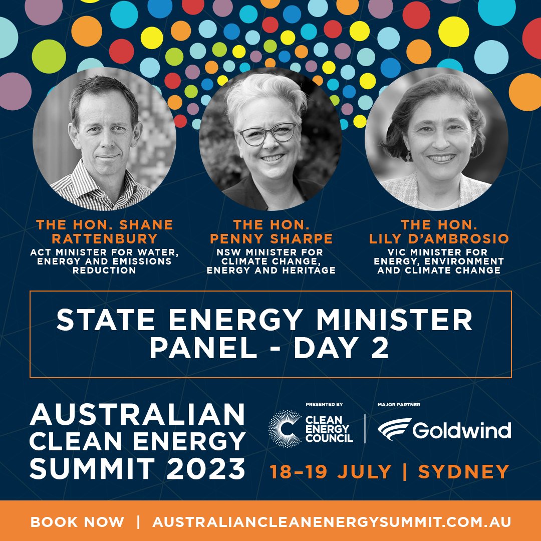 masters_solar's tweet photo. RT cleannrgcouncil: #ACES2023 State Energy Minister Panel will welcome special guests, Hon. Lily D'Ambrosio, Hon. Shane Rattenbury and Hon. Penny Sharpe, for day 2 of the event. Book now https://t.co/SLxPGqSFci #renewables #sustainability #AustralianCle… https://t.co/zgTp28ZxK3