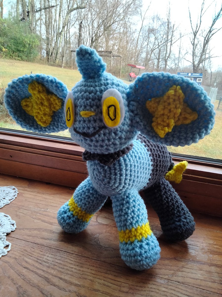 MegalsMerch's tweet photo. Friendly reminder that my crocheted Luxio, Shinx, and Snorlax are all for sale in my shop! Snorlax &amp; Shinx are 25% off! Link in bio 💕

#Pokemon #shinx #luxio #snorlax #crochetpokemon #crochet #SmallBuisness #shopsmall #EtsySeller #etsyshop #etsyfinds #Amigurumi https://t.co/tQY0m0HiuI