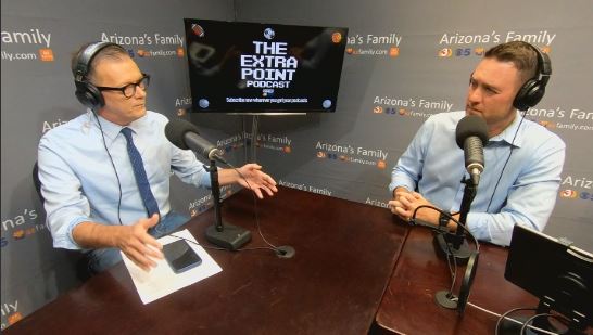 MarkMcClune's tweet image. Could the #Coyotes be moving to Mesa?  

@azfamily's  Political Reporter @dennis_welch breaks down his report on #TheExtraPoint podcast.

Stream: youtube.com/watch?v=HXzAEt…