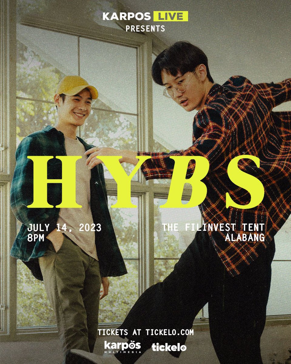 KarposLive's tweet photo. #karposlive presents: @hybsband 
july 14 | the filinvest tent, alabang

tap for ticket details and inclusions. 
tickets go on sale on may 21, 10am via https://t.co/UZk8NjAkn3

#HYBSinManila https://t.co/CQm74P1hQB