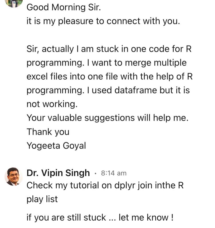 dr_vipin_singh's tweet photo. Dr. Vipin's Classroom - https://t.co/03UaXyFITe
Have you subscribed yet ?
#Biotech #Bioinformatics #Python_for_Biologists #R_for_Biologists #Linux_for_Biologists #NGS #DataAnalytics #DataVizualization https://t.co/sDMhhaZQjm
