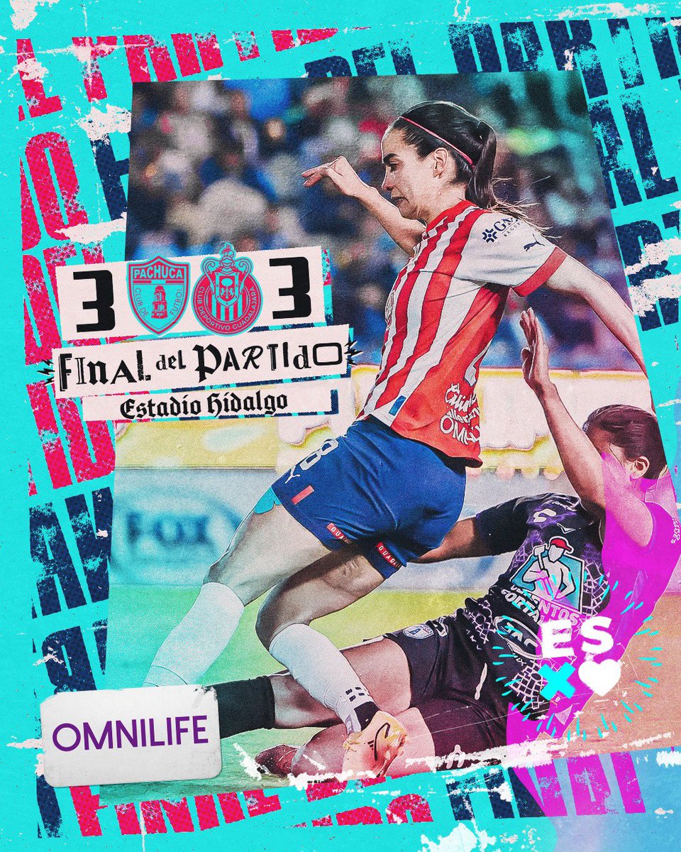 ChivasFemenil's tweet photo. Intensísimo empate en Pachuca. 

🔴⚪️ ¡TODOS A LUCHAR POR EL TRIUNFO Y EL PASE A SEMIS EN EL 🏟️ JALISCO! ⚪️🔴

🎟️ Consigue tus boletos YA y no te pierdas de un auténtico partidazo 👉 https://t.co/nqQO3JNrEM

#EsPorChivas 🐐 https://t.co/NRQqqiu23u