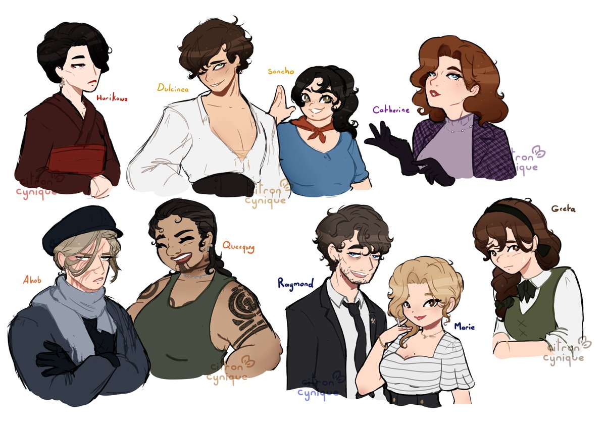 designed more side characters from the Limbus Sinners' original novels don't mind me 

#LimbusCompany