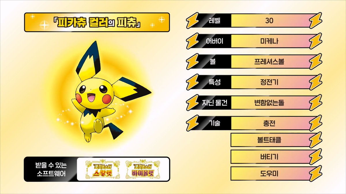 2023년 5월 31일 개봉 극장판 애니메이션 포켓몬스터DP : 아르세우스 초극의 시공으로 관람객 전원에게 '피카츄 컬러의 피츄' 선물 (포켓몬스터스칼렛...