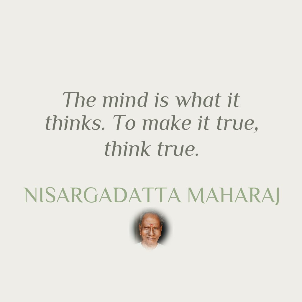 NonDualQuotes's tweet photo. The mind is what it thin...

- Nisargadatta Maharaj

#nonduality #advaita #vedanta #advaitavedanta #spirituality #jnanayoga #selfrealization #enlightenment #spiritualawakening #nisargadatta #nisargadattamaharaj #srinisargadattamaharaj #iamthat #selfenquiry https://t.co/LahE6JUTXE