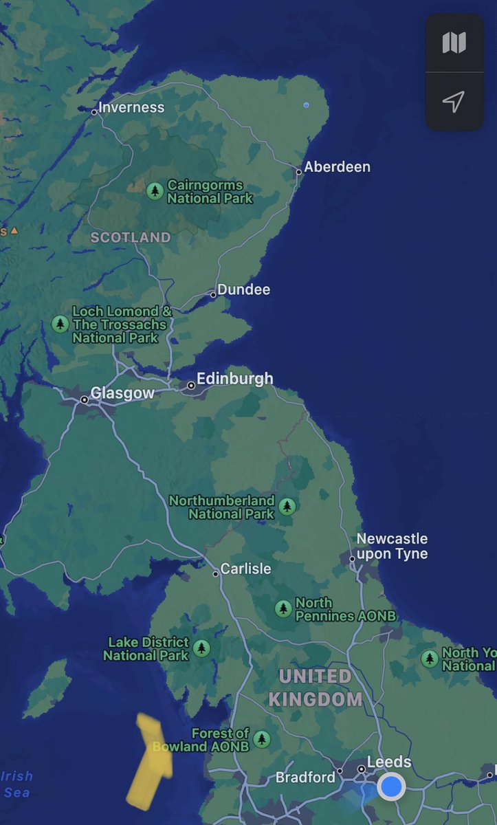 PARIS TRIP TRAVEL UPDATE:

We’re making great progress on our journey home, just south of Leeds currently.