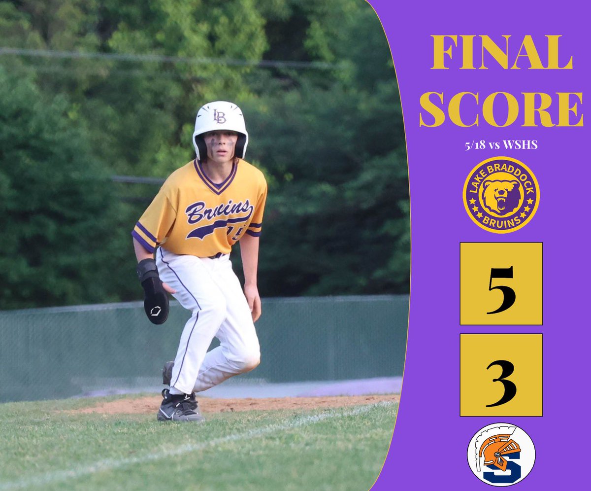 Lake Braddock Baseball tweet media