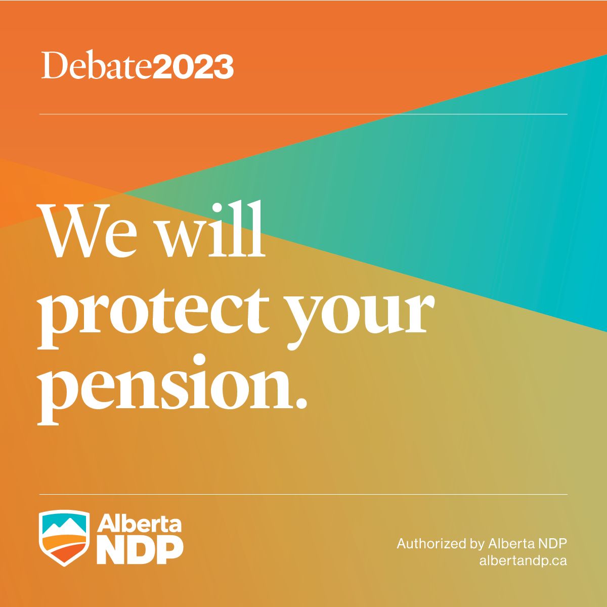 FredKreiner's tweet photo. Albertan's have made it clear they want to stay in the CPP. Unlike the UCP we will listen to you and we will protect your pension! https://t.co/WY3XwnxDni