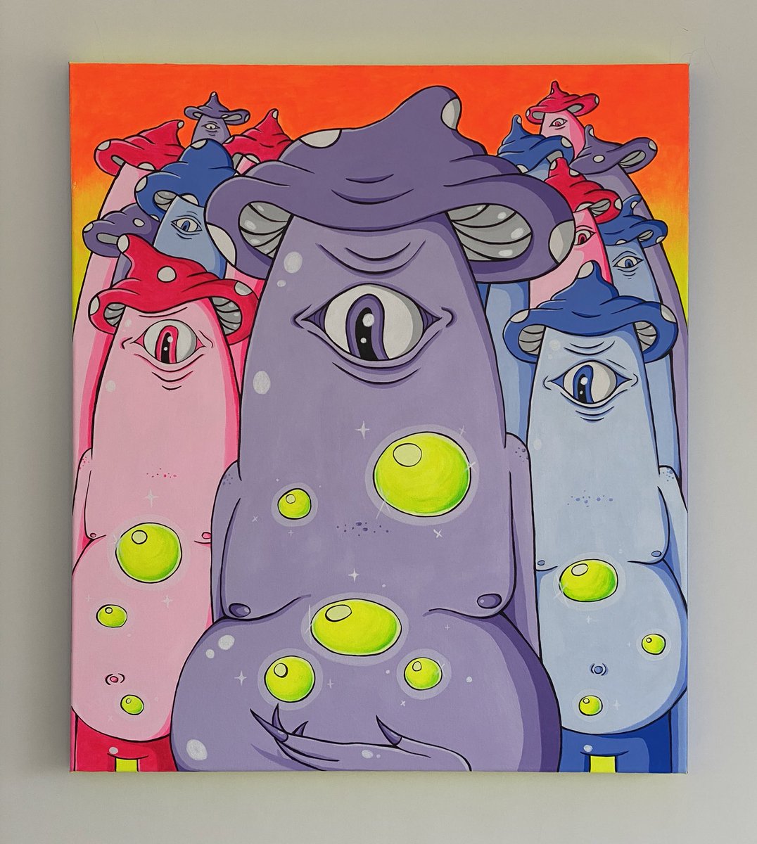 “Homguias de Universópolis” (2023)
🎨🖌

Acrílico sobre tela
80cm x 70cm