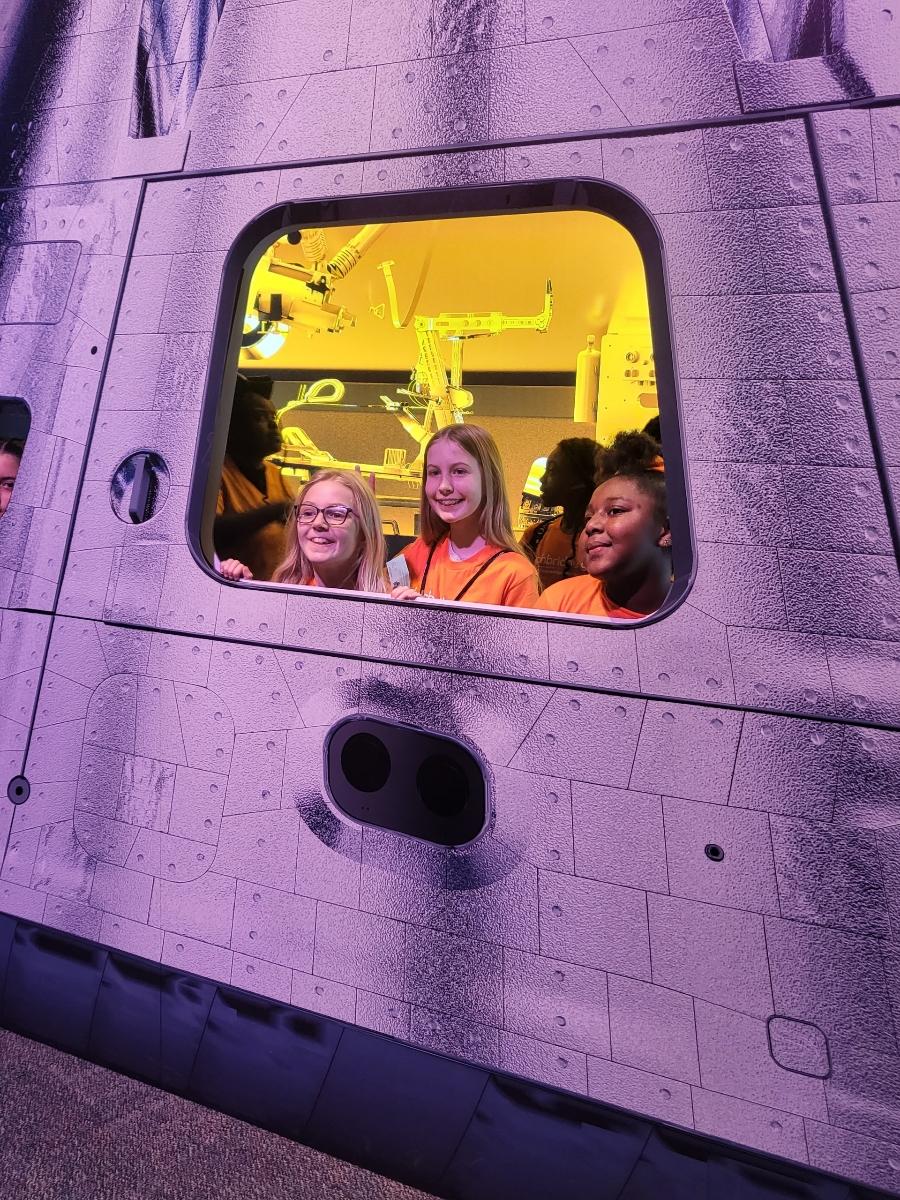 Our STEM Girls Group took a day trip to Houston to visit NASA and learn about the possible careers they could hold in the future!