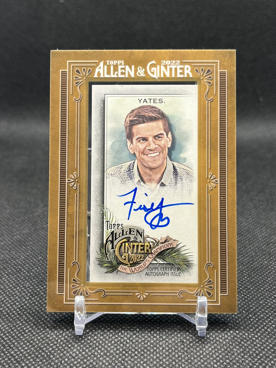 May stack sale, day #4 - Claim using “take” or players last name. See pinned tweet for rules #crcstack Field Yates Allen & Ginter auto $15 @sports_sell @CardboardEchoes @CardHobbyRTs #HiveBST