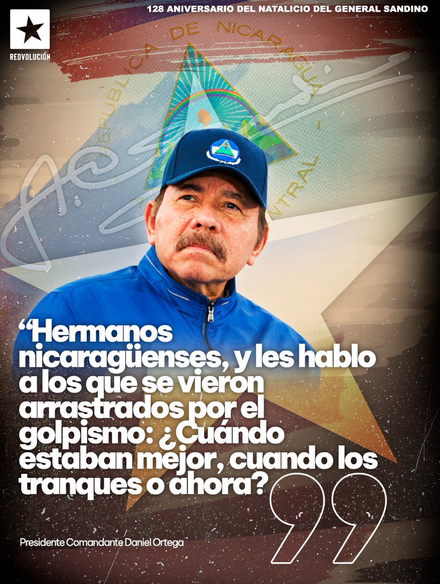 #SandinoLuzYVerdad 
#LeónRevolución 
#TropaSandinista