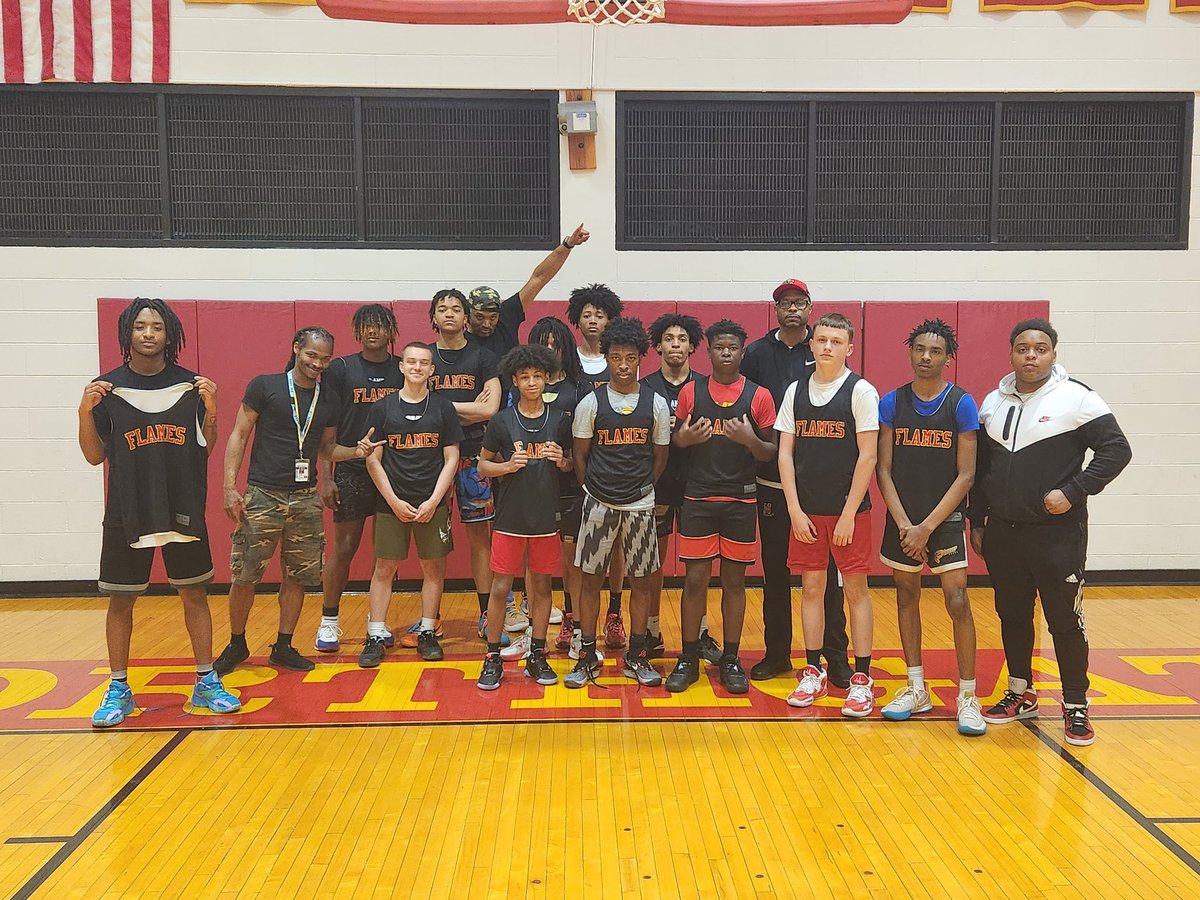 Here's your 2023 Northgate Spring league champs. Great win in the championship over a tough and well coached Hampton team. Let's stay in the process, remain humble, and embrace this journey.  💯🏀
Let's goo!!
#FlameGame 
#WeNotMe