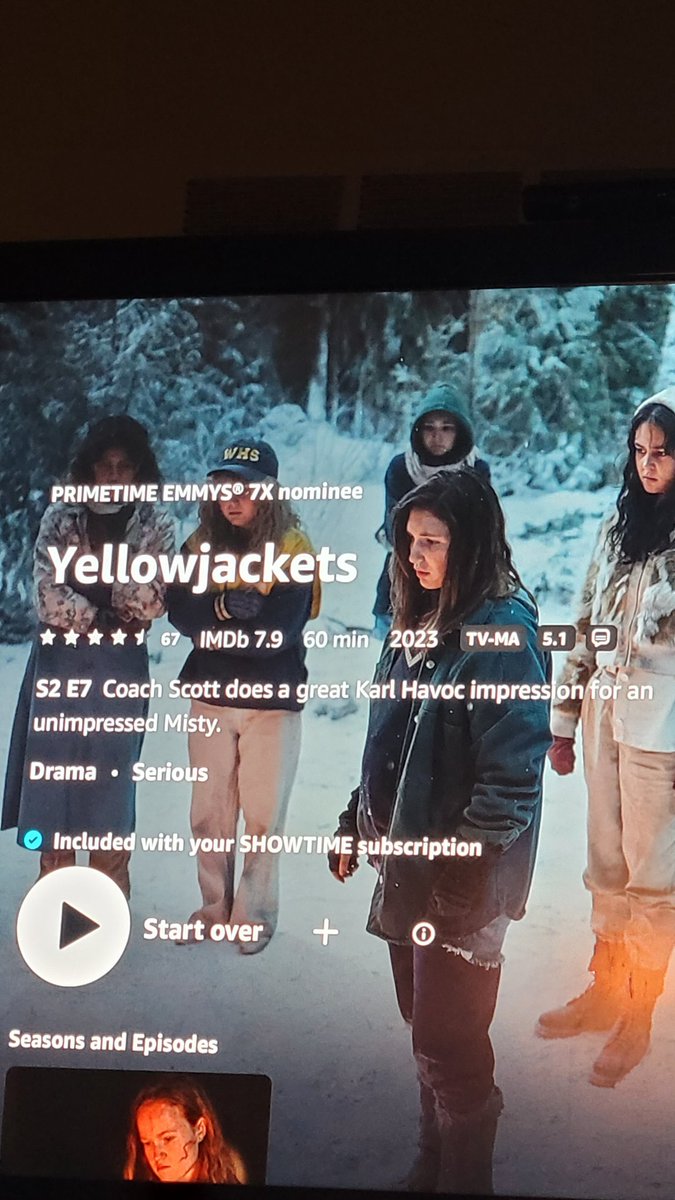 the_keev_'s tweet photo. @yellowjackets96  @ITYSL  who wrote this episode description!? Haha.  #karlhavoc. https://t.co/nulfbeaFOi