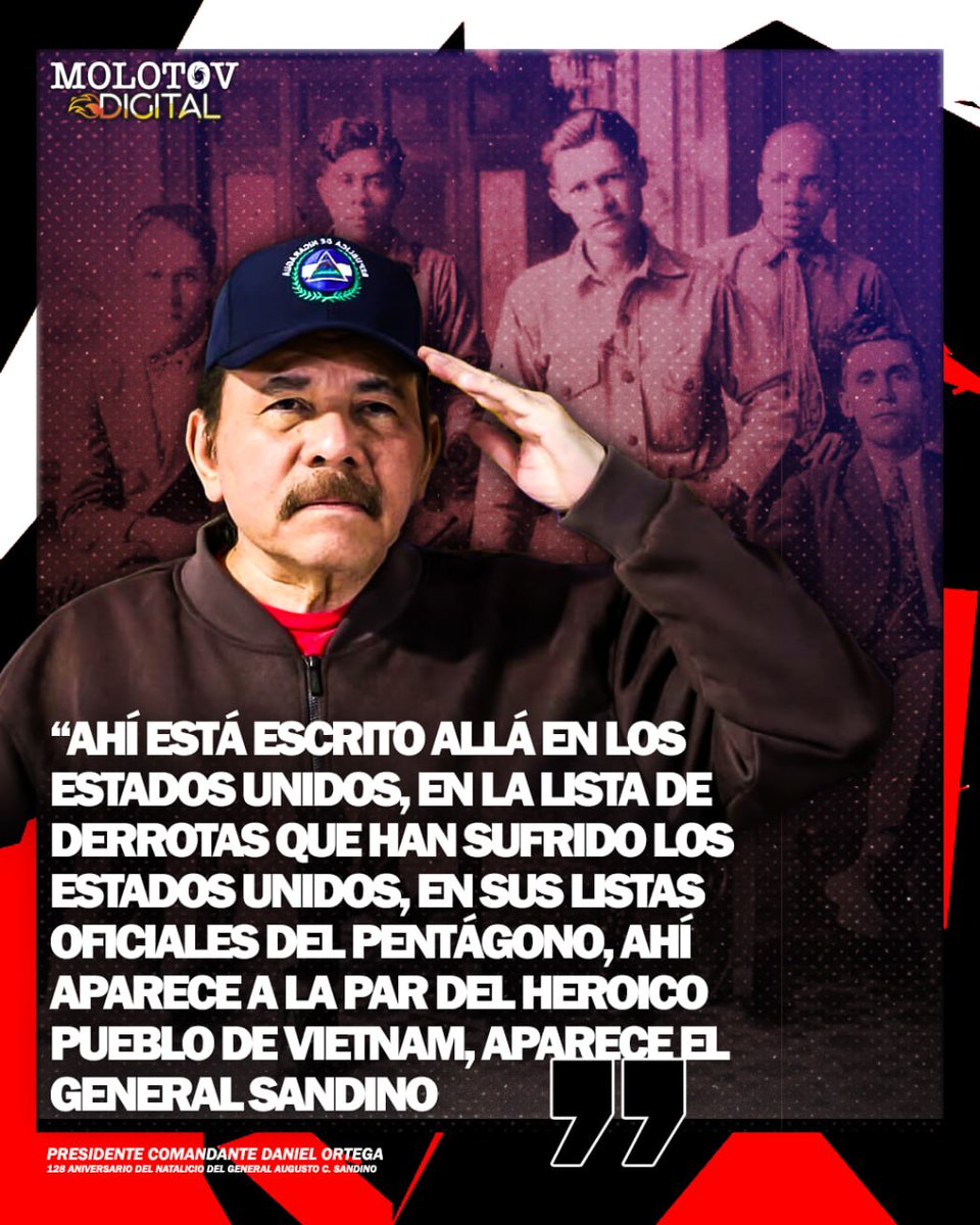 #SandinoLuzYVerdad 
#LeónRevolución 
#TropaSandinista Viva Sandino