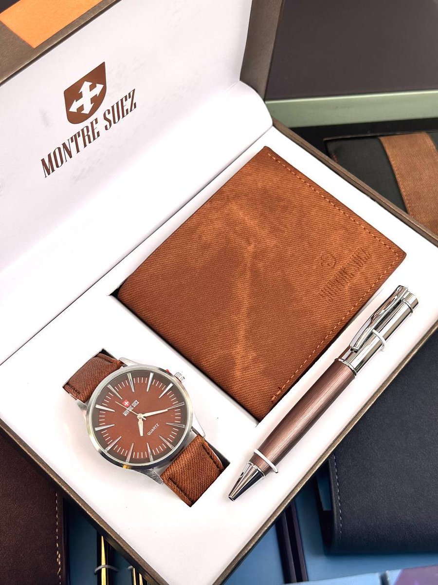LadinesRebeca's tweet photo. ✨MONTRE SUEZ✨

▪️Reloj caballero 
▪️billetera 
▪️pluma 

“Incluye cajita” https://t.co/Qb8mZGvgab