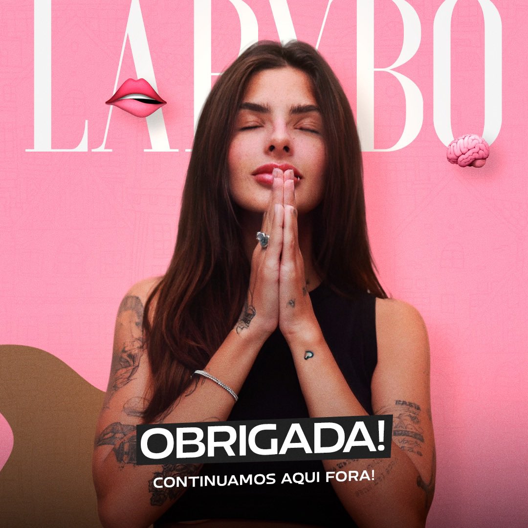 eularybott's tweet photo. Infelizmente não foi dessa vez, galera! 
Lary foi eliminada mas a felicidade de ter chegado até aqui e conquistado novas pessoas compensa, obrigado a todos que votaram, vocês são incríveis, gratidão e a vida segue aqui fora. #TeamLary #AGrandeConquista 🫦🧠 https://t.co/5QcHIIWZ7P
