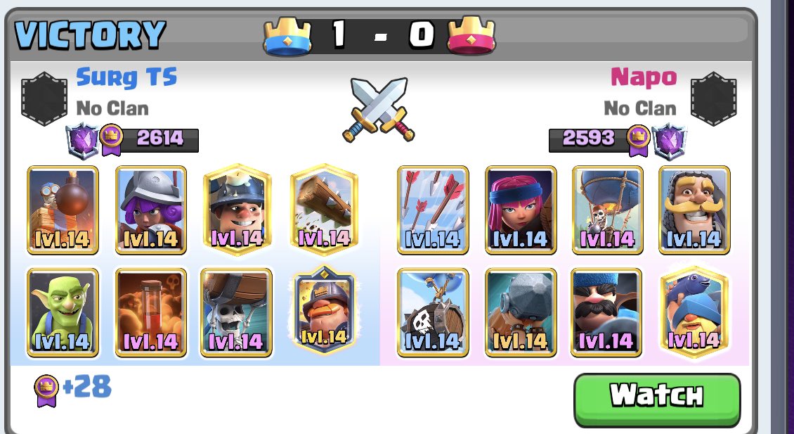 Surg TS on X: Enough clash royale for today