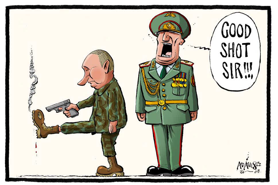ChrisJustice01's tweet photo. @albafella1 ๐ท๐บ Delusions of grandeur #PutinLost #ArmUkraineNow https://t.co/ryWMWMdtkn