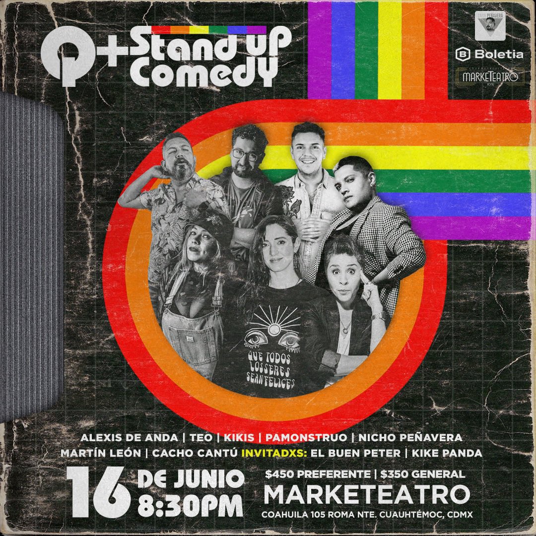 DijoNicho's tweet photo. Volvimos!!! #QmasStandupcomedy @MarketeatroR @boletia 

Boletos en Taquilla y en:
https://t.co/EgAmvqV92C https://t.co/99VnTmhAFy