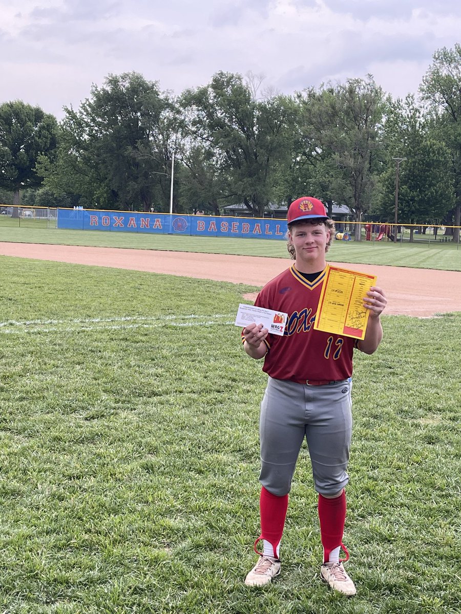 HUGE TEAM WIN AND HUGE PROGRAM WIN! 

Line up card today goes to Mason Crump!! Mason pitched a complete game 7IP 4H 3BB 7K 1R 0ER. Mason also had a 2 out, 2RBI double in the first to give us an early lead for good!