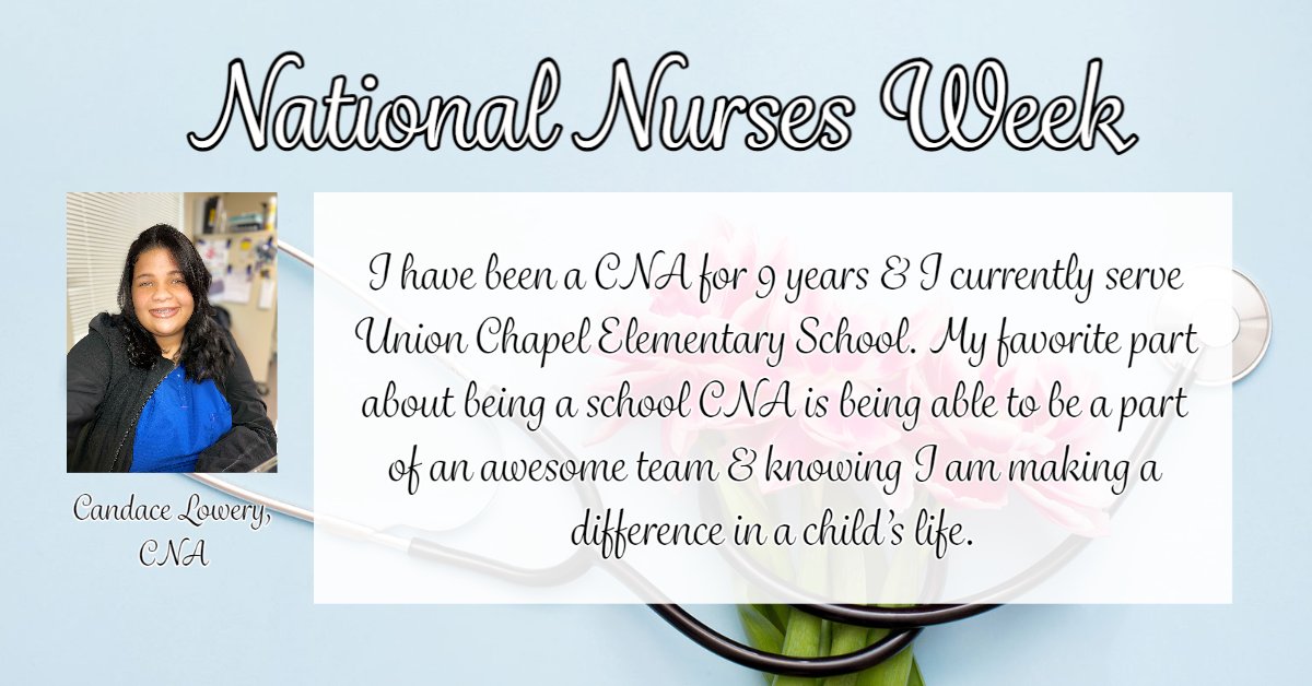 Happy National Nurses Week! . Check out PSRC Certified Nursing Assistant Candace Lowery's favorite… cnaprogramsonline.com/happy-national…