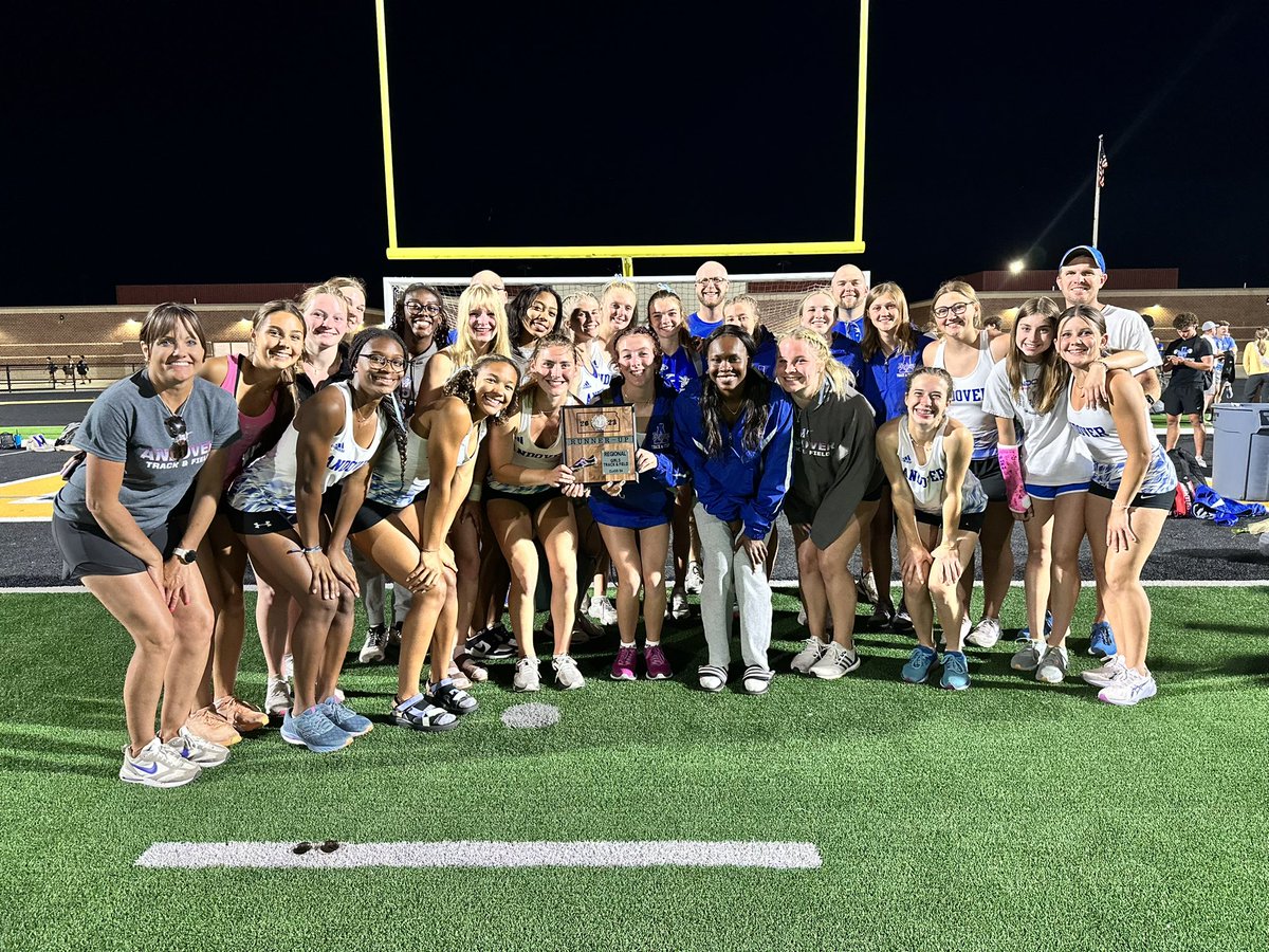 Congratulations to the girls track and field team for a runner-up finish at regionals.