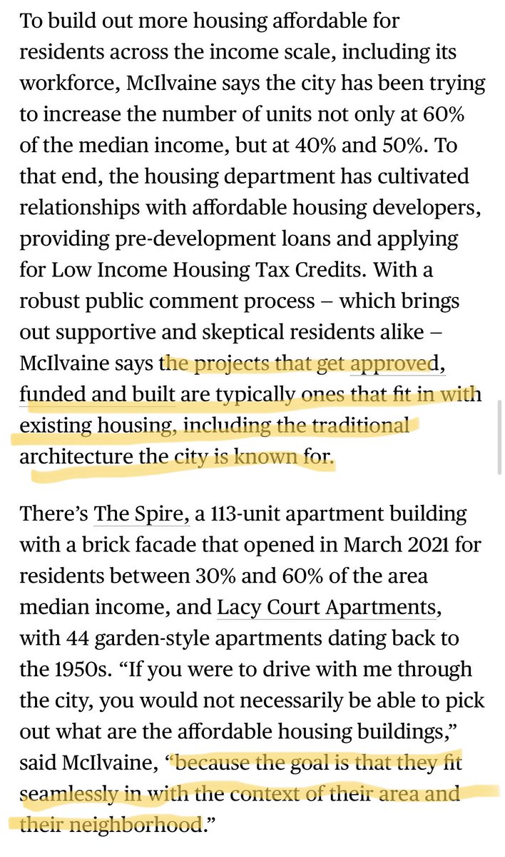 vinnthegreat's tweet photo. @Henwee_ @WillHodges_ @GarlandGotNext This article barely holds any weight. It even says some studies have shown mixed results.. Also, this article focuses on housing developments that contextually fit around the neighborhood. How are you going to make low income housing “fit seamlessly” next to a $30mil mansion? https://t.co/o4tnWCJTHb