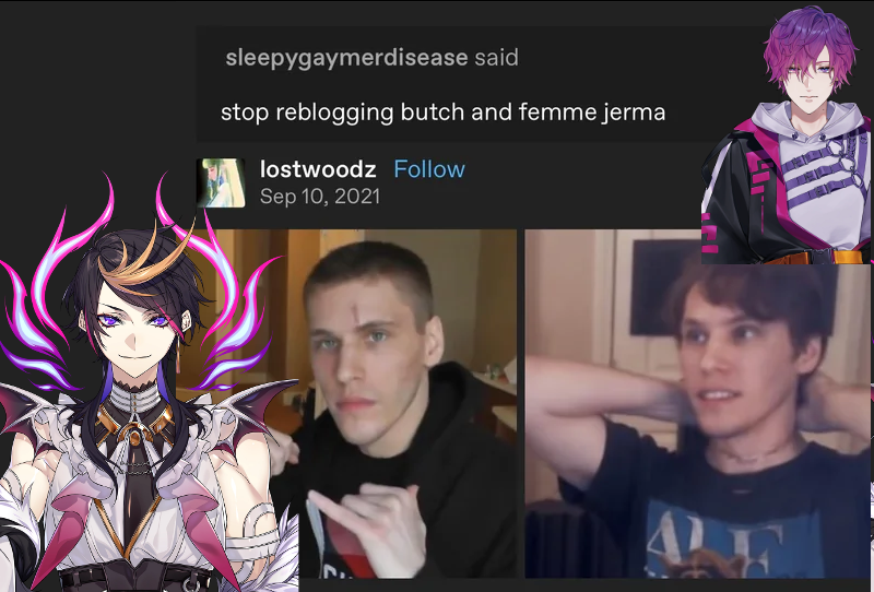 2434blr's tweet photo. I heard people were shipping shu and jerma. is this anything. is this their dynamic

#ShuNanigans 
#uwukiVioleta https://t.co/96mo3JQ7Un