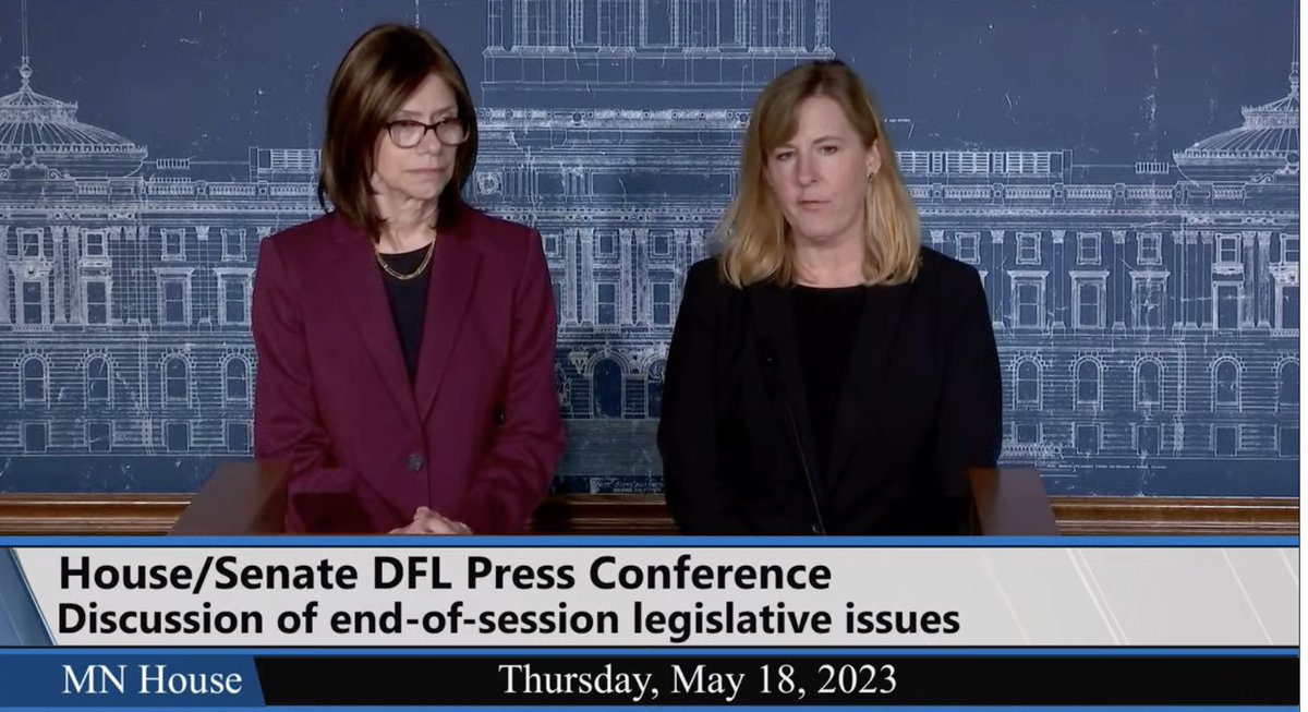 There are so many people to thank for their leadership to get #PaidLeaveMN passed, but we must not forget Speaker @melissahortman & Senate Majority Leader @KariDziedzic. They made the bill a top priority in both the House & Senate and got it done!  #mnleg