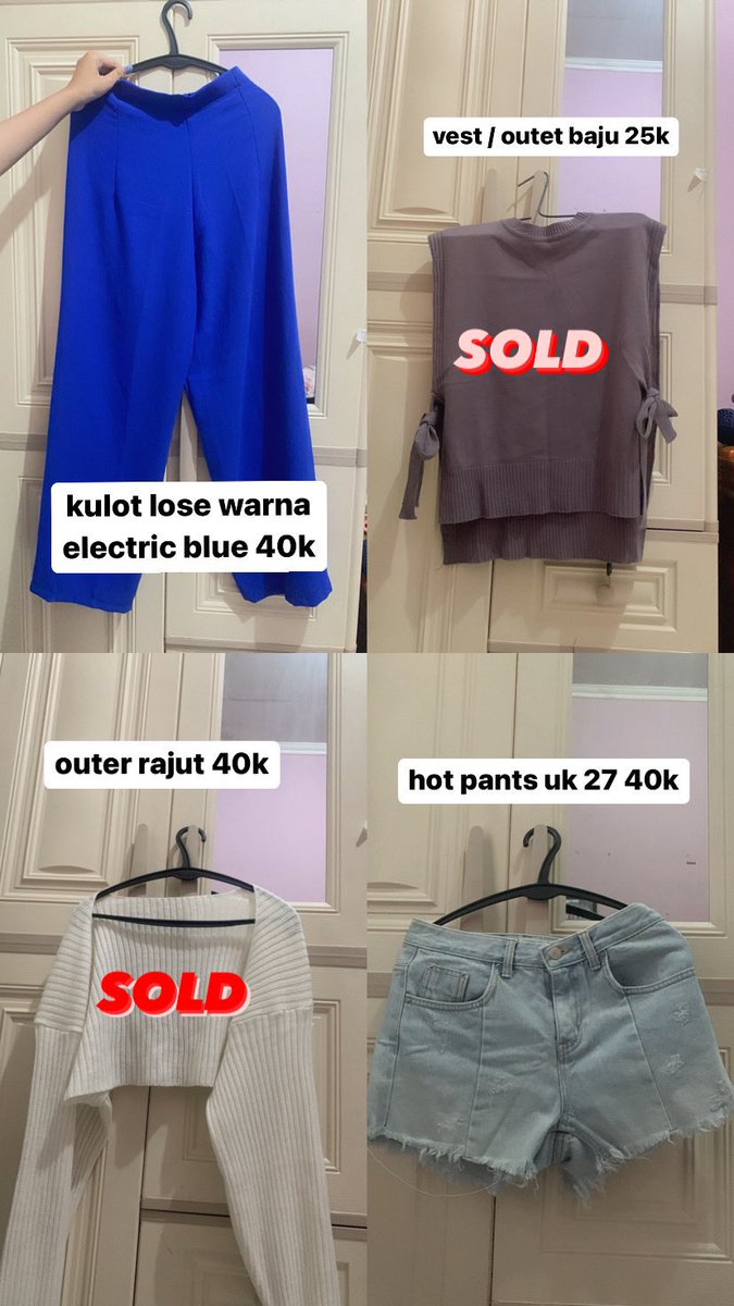 taechyungk's tweet image. preloved aku nih guys masih bagus bagus yaaaaa ready bgt tinggal bungkus #zonaba #zonauang #bajuthrift #preloved
