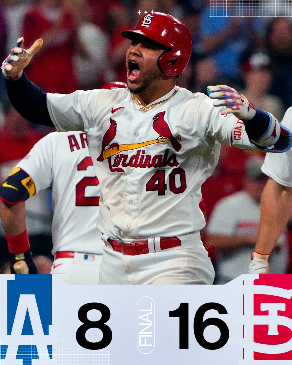 MLB on Twitter "The Cardinals homer 7 times to double up the Dodgers!"