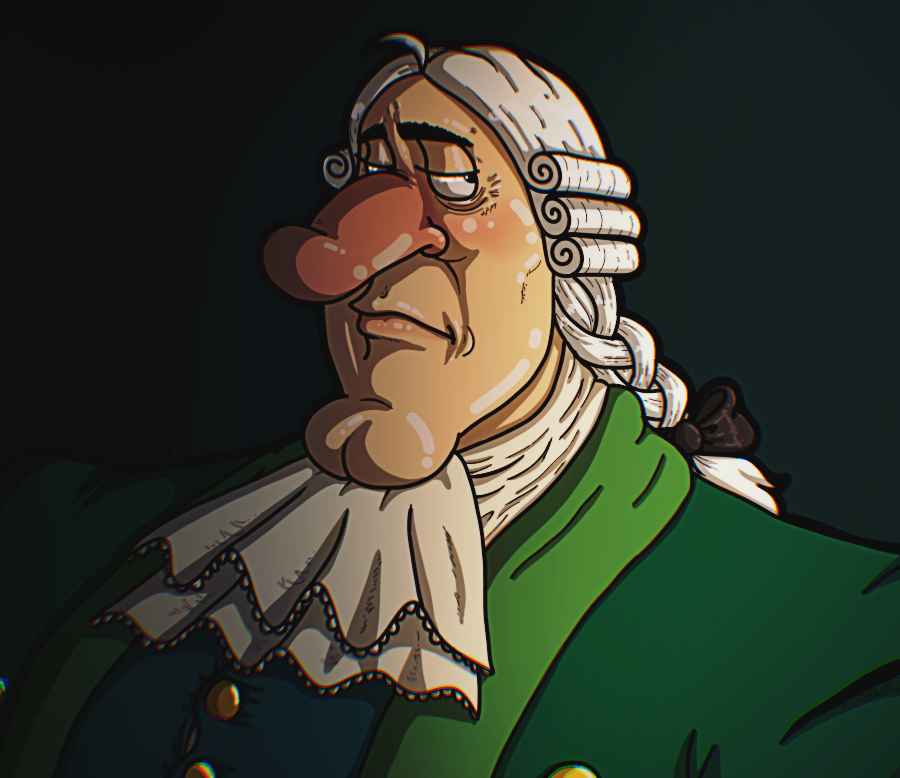 I drew a SRS Smollett, so here's a SRS Livesey.

#TreasureIsland #DrLivesey