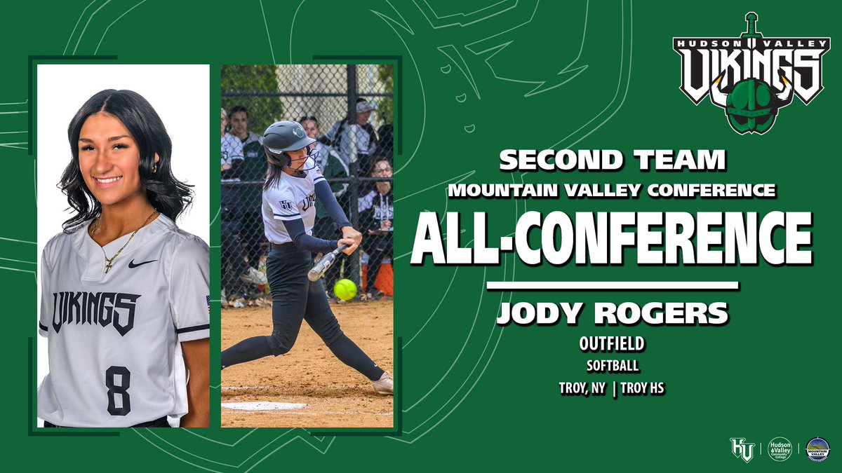 HVCCVIKINGS's tweet photo. Congratulations to Jody Rogers for being named to the Mountain Valley All-Conference Second Team! #GoVikings https://t.co/y3WJ5Y25AM