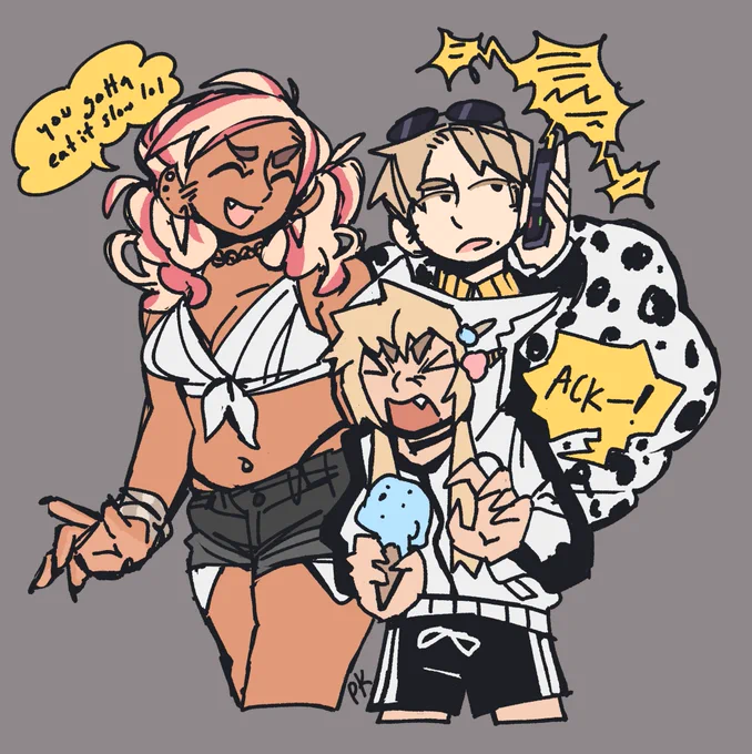 [kemoji] can i get 5 more of these lil blonde bitches